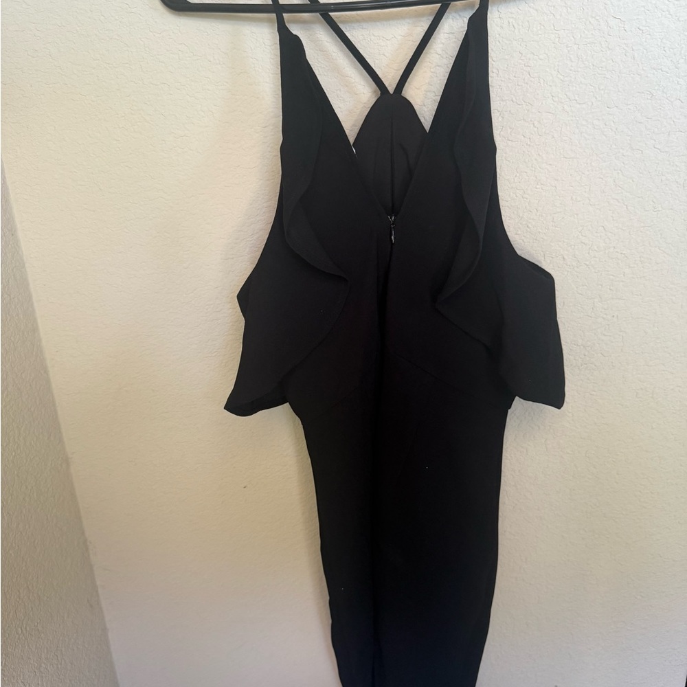 Bcbgeneration Elegant Black Backless Dress - image 1